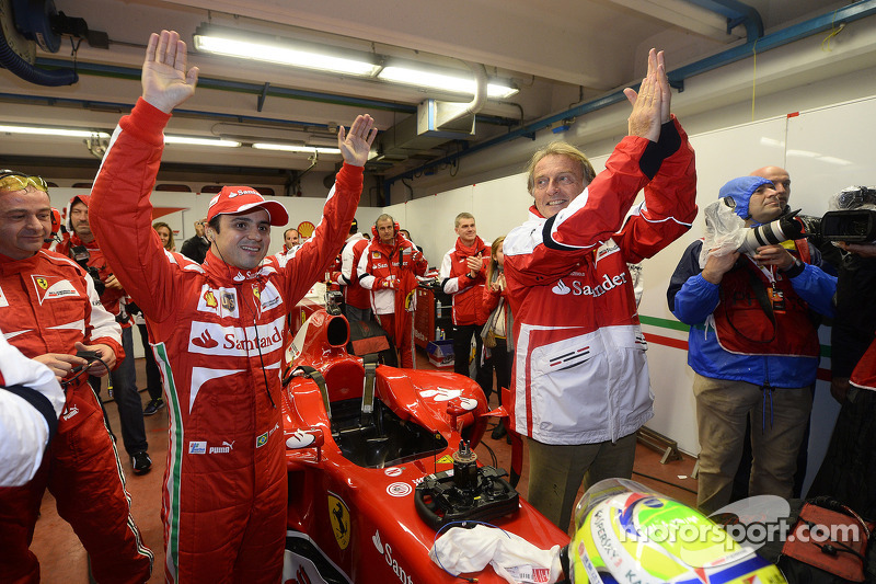 Felipe Massa and Luca di Montezemolo