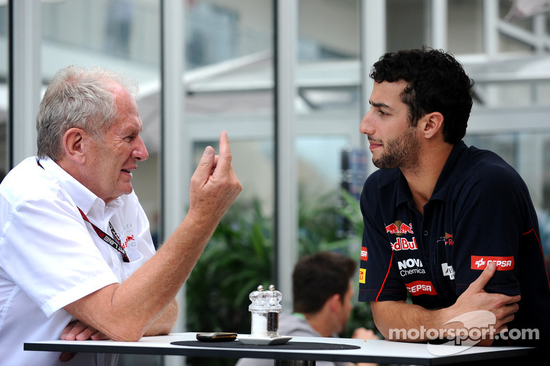 Helmut Marko, Red Bull Racing Danışmanı, ve Daniel Ricciardo