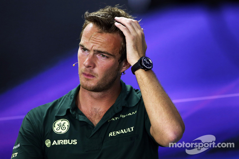 Giedo van der Garde, Caterham F1 Team na coletiva de imprensa da FIA