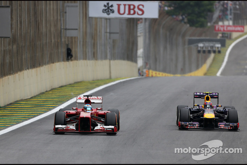 Fernando Alonso, Scuderia Ferrari y Mark Webber, Red Bull Racing