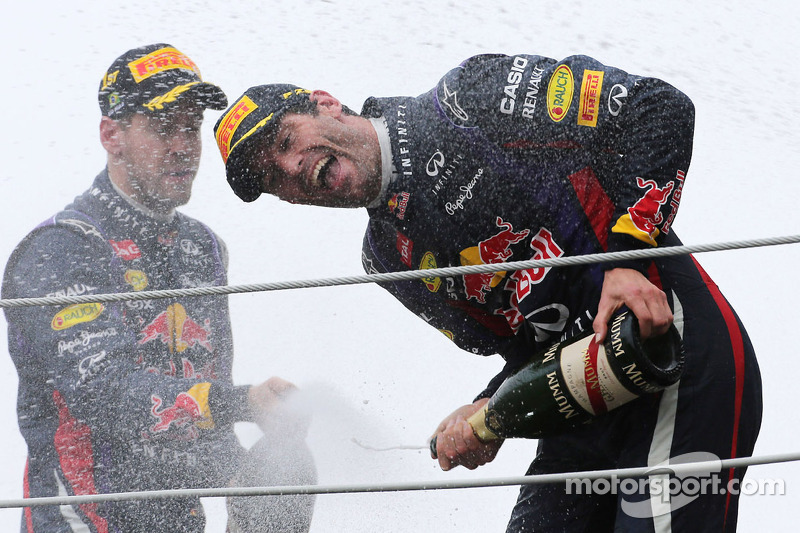 Mark Webber, Red Bull Racing y Sebastian Vettel, Red Bull Racing