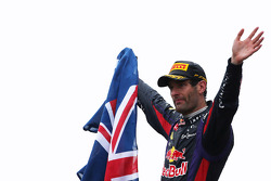 Second place Mark Webber, Red Bull Racing