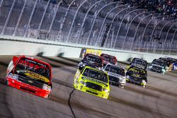 Ty Dillon leads a group of truck