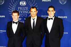(L to R): Anthony Davidson, Stéphane Sarrazin, Sebastien Buemi, Toyota Racing
