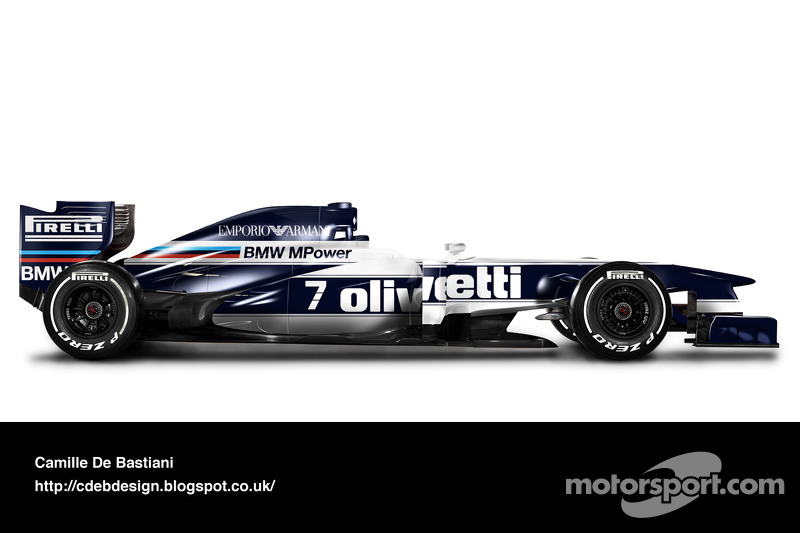 Carro de F1 retrô - Brabham 1986