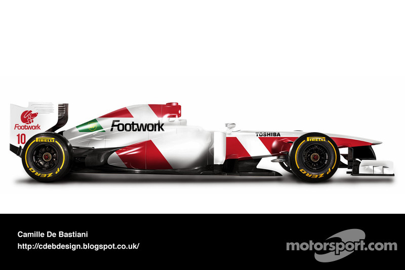Carro de F1 retrô - Footwork 1993