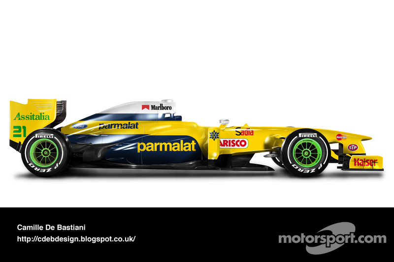 Carro de F1 retrô - Forti 1995