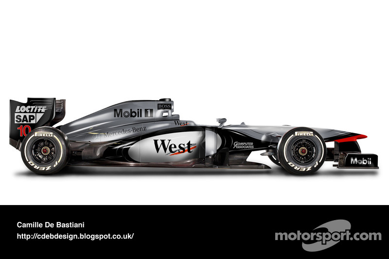 Carro de F1 retrô - McLaren 1997