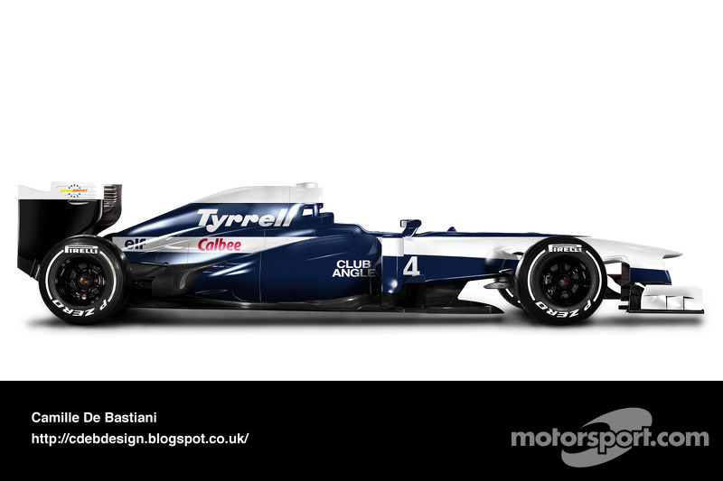 Carro de F1 retrô - Tyrrell 1992