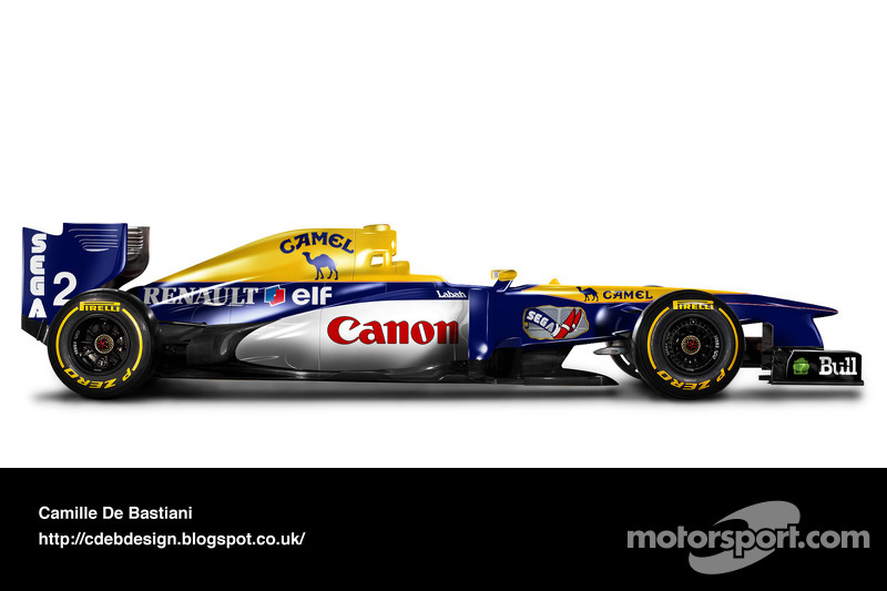 Carro de F1 retrô - Williams 1993