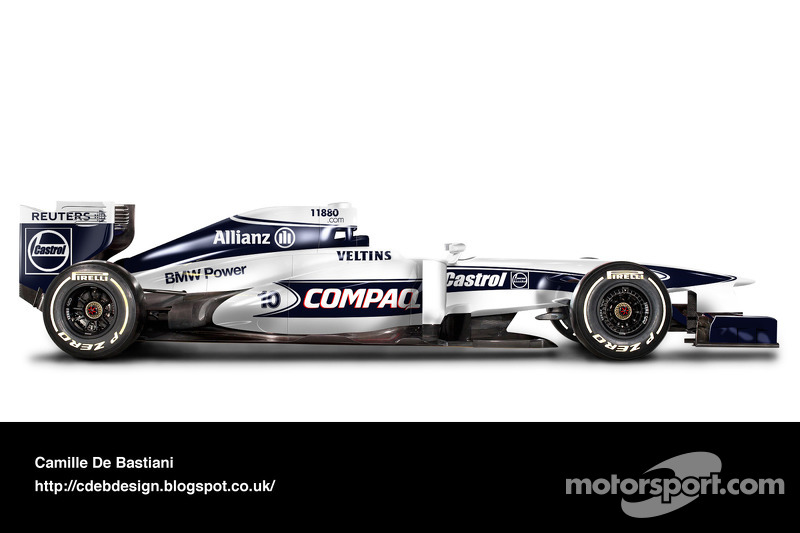 Carro de F1 retrô - Williams 2000