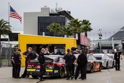 Cars ready to go on track
