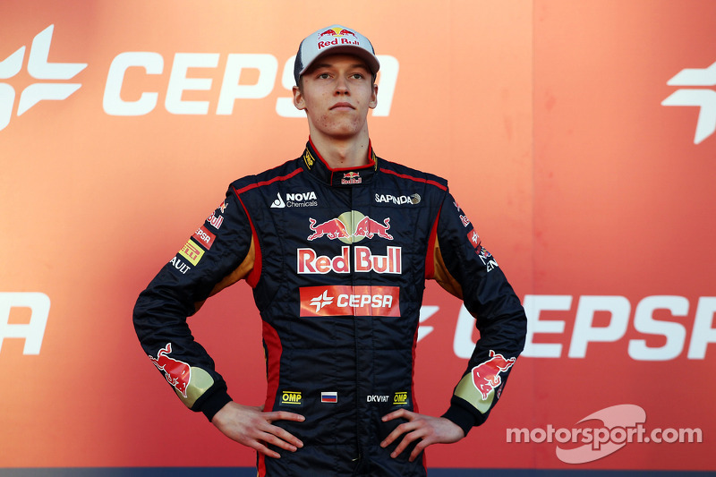 Daniil Kvyat, Scuderia Toro Rosso at the unveiling of the Scuderia Toro Rosso STR9