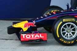 The nose of the Red Bull Racing RB10