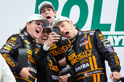 North American Endurance Cup podium: P class winners Wayne Taylor, Max Angelelli, Ricky Taylor, Jordan Taylor
