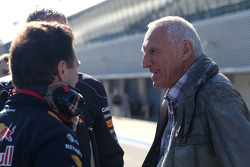 Christian Horner, Red Bull Racing, Sporting Director and Dietrich Mateschitz, Owner of Red Bull