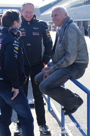 Christian Horner, Red Bull Racing, Sporting Director and Dietrich Mateschitz, Owner of Red Bull
