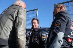Dietrich Mateschitz, eigenaar van Red Bull en Christian Horner, Red Bull Racing, Sportief directeur