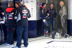 Daniel Ricciardo, Red Bull Racing, Christian Horner, Red Bull Racing e Dietrich Mateschitz, dono da Red Bull