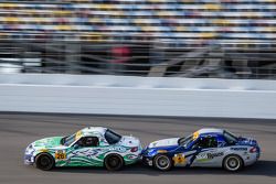 #26 Freedom Autosport Mazda MX-5: Randy Pobst, Andrew Carbonell, #5 CJ Wilson Racing Mazda MX-5: Stevan McAleer, Chad McCumbee