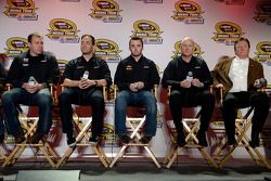 Ryan Newman, Paul Menard, Austin Dillon and Richard Childress