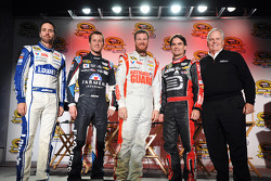 Jimmie Johnson, Kasey Kahne, Dale Earnhardt Jr., Jeff Gordon and Rick Hendrick