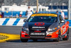 #75 Compass360 Racing Honda Civic Si: Kyle Gimple, Ryan Eversley