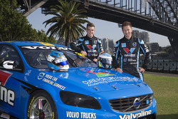 Robert Dahlgren e Scott McLaughlin su Volvo S60 del team Polestar Racing