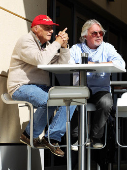 Niki Lauda avec Keke Rosberg