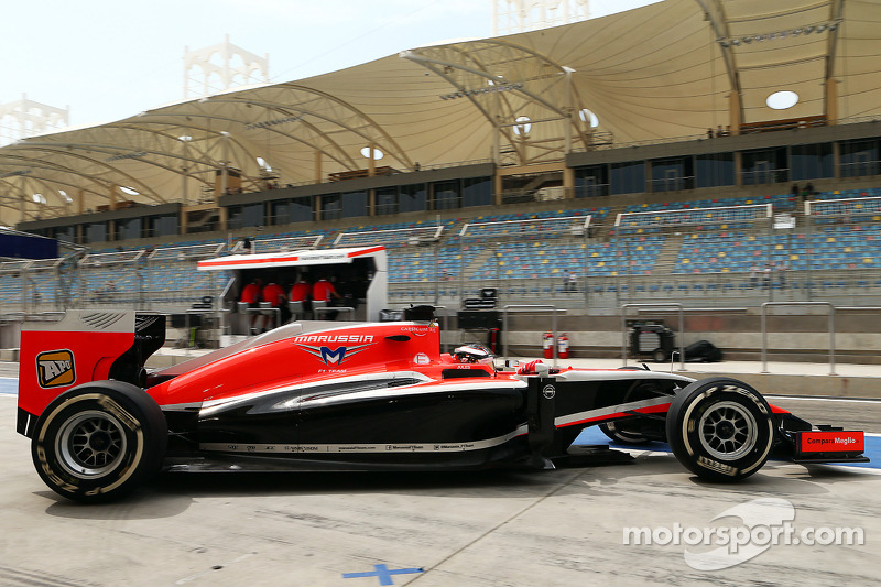 Jules Bianchi, Marussia F1 Takımı MR03 pitten ayrılıyor