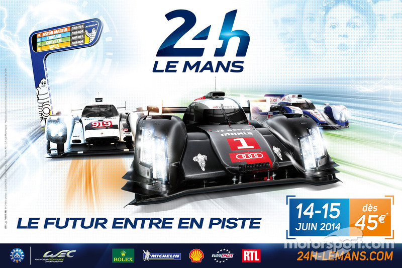 Poster das 24 horas de Le Mans 2014