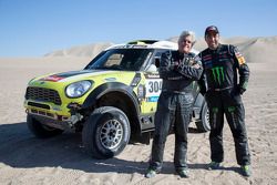 Jay Leno and Nani Roma share the Dakar winning Mini