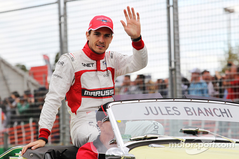 Jules Bianchi, Marussia F1 Team alla parata dei piloti