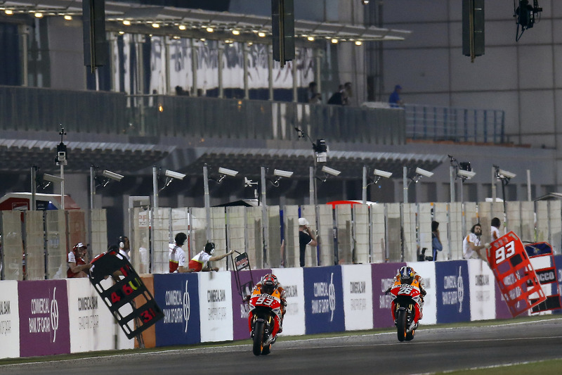 Dani Pedrosa and Marc Marquez
