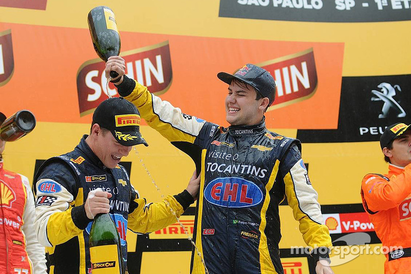 Winnaars Felipe Fraga en Rodrigo Sperafico, Vogel Motorsport Chevrolet