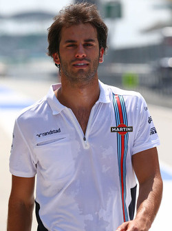 Felipe Nasr, Williams Test and Reserve Driver walks the circuit