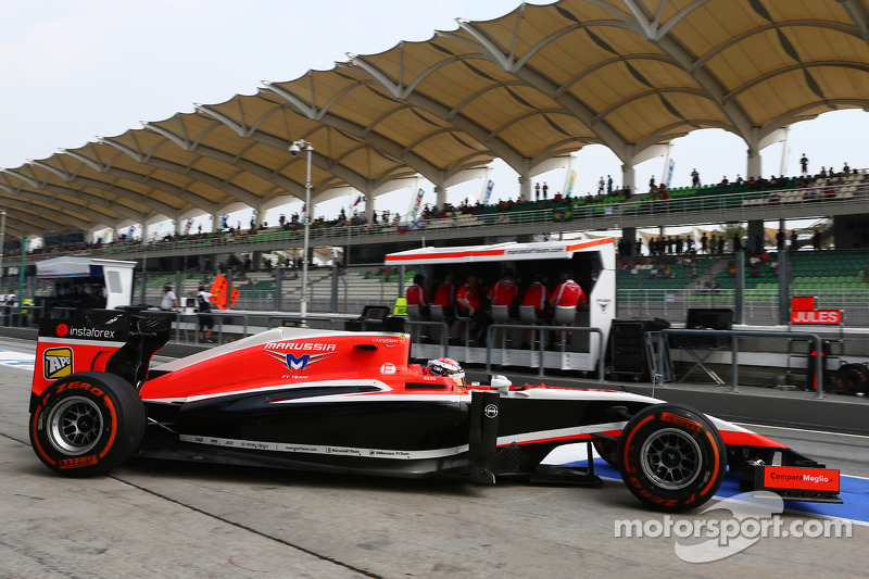 Jules Bianchi, Marussia F1 Team MR03 lascia i box