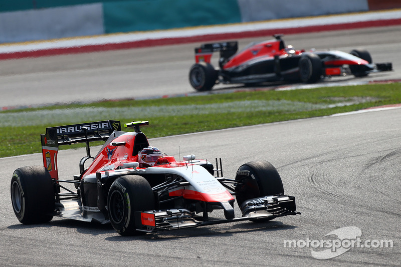 Max Chilton, Marussia F1 Takımı MR03 ve Jules Bianchi, Marussia F1 Takımı MR03