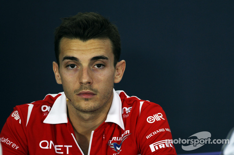 Jules Bianchi, Marussia F1 Team alla conferenza stampa FIA