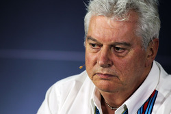 Pat Symonds, Williams Chief Technical Officer in the FIA Press Conference