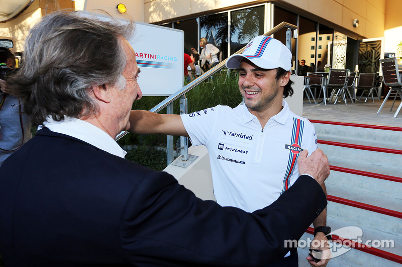 Luca di Montezemolo, Ferrari Başkanı ve Felipe Massa, Williams