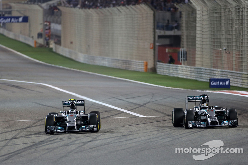 Lewis Hamilton, Mercedes AMG F1 Takımı ve Nico Rosberg, Mercedes AMG F1 Takımı 06