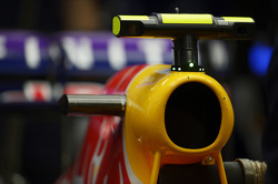 Red Bull Racing RB10 engine cover with KERS lights