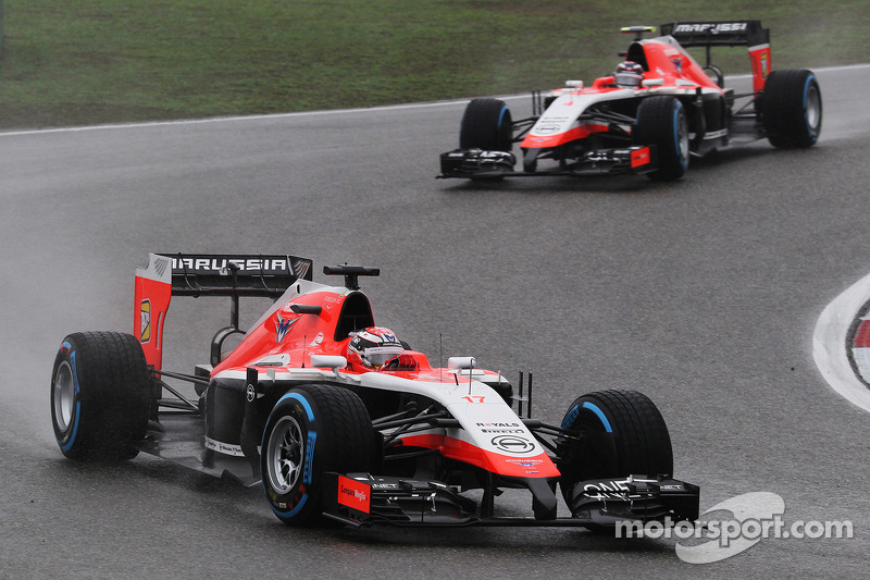 Jules Bianchi, Marussia F1 Takımı MR03 ve takım arkadaşı Max Chilton, Marussia F1 Takımı MR03