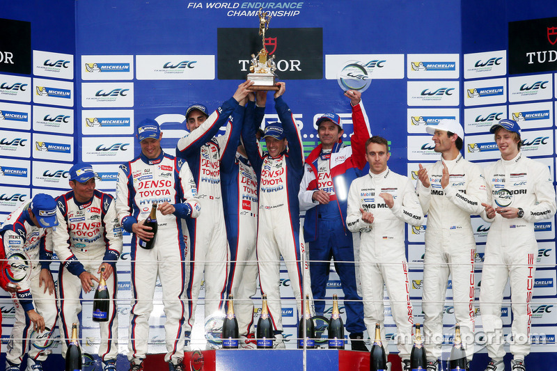 Gesamtpodium: 1. Anthony Davidson, Nicolas Lapierre, Sebastien Buemi; 2. Alexander Wurz, Stéphane Sa