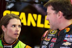 Danica Patrick and Tony Stewart