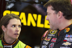 Danica Patrick and Tony Stewart
