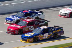 Trevor Bayne, Chris Buescher and Chase Elliott