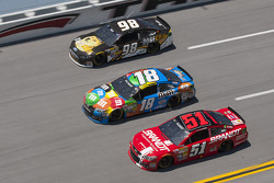Josh Wise, Kyle Busch and Justin Allgaier