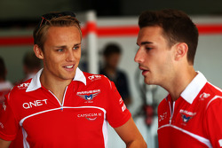 (L to R): Max Chilton, Marussia F1 Team with team mate Jules Bianchi, Marussia F1 Team